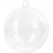vidaXL Kerstbal Set 50 st Transparant Ø 5 cm Kunststof
