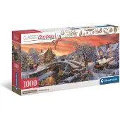 Clementoni Puzzle Christmas Over the Bridge 1000 pièces