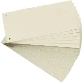 Herlitz Scheidingsstroken A4+ Vaalgeel Karton Rechthoekig 190 g/m² 300002791 100 Stuks