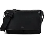 Lacoste Everyday Messenger 39 cm Laptopvak zwart