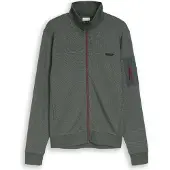 Tom Tailor Sweatvest olijfgroen