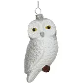 Décoris Uil kerst ornament | (Kunststof)