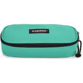 Eastpak Etui 'Oval Single' cyaan blauw / zwart