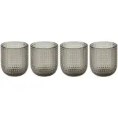 Pols Potten Tumbler Rooftop Light Grey (Set van 4)