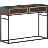 vidaXL Wandtafel 100x35x75 cm massief mangohout