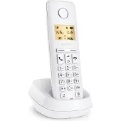 Gigaset PURE 100, analoge/DECT-telefoon, draadloze headset, luidsprekerfunctie, 50 nummers, nummerherkenning, wit