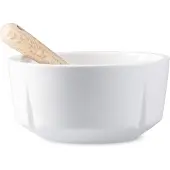 Rosendahl Grand Cru snackschaal en lepel Wit, Ø10,5 cm