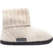 Bergstein Cozy wollen pantoffels - wit Effen - maat 31