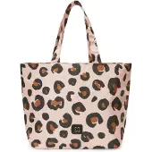 Codello Shopper bruin / rosa / zwart