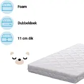 ZZZOO Matras Peuterbed 70x140 Bruine Beer