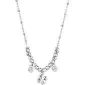 Brosway CHAKRA BHKN163 STAINLESS STEEL KLAVER KETTING MET KRISTALLEN 1 STUK