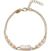 Alisia AL5114.01.000 DUBBELE GOLD-PLATED KETTING MET PARELS 1 STUK
