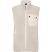 Didriksons Rasmus 2, fleecevest, heren, clay beige