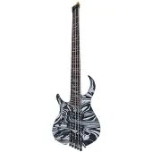 Sire Marcus Miller M6H 5L Black Swirl linkshandige elektrische basgitaar met gigbag