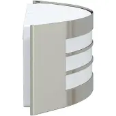 vidaXL Buitenwandlamp zilver 32 x 10 x 10 cm RVS en plastic