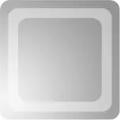 vidaXL LED Badkamerspiegel Transparant 30 x 30 cm gehard glas