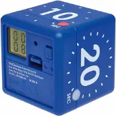 TFA-Dostmann CUBE Timer Blauw Digitaal