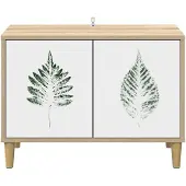 vidaXL Tv-meubel HANAU 69 x 33 x 50 cm Sonoma Bewerkt hout