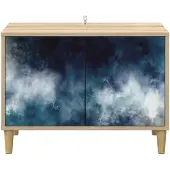 vidaXL Tv-meubel RAALTE 69 x 33 x 50 cm Sonoma Bewerkt hout