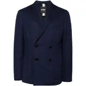 BOSS Heren Dubbelzijdig Blazer (Donkerblauw)