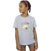 Harry Potter Meisjes Zweinstein Yule Ball Katoenen T-Shirt (Sportgrijs)