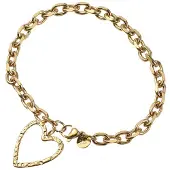Go Dutch Label Armband (Sieraad) Heart Pendant Bracelet Goud
