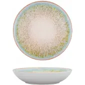 Lubiana Boss Kerajet Diep Bord 22 cm - Turkse tinten