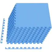 vidaXL Vloermatten 50 st Blauw 18 m² EVA Schuim