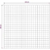 vidaXL Verzwaringsdeken Wit 200 x 230 cm 9 kg 100% Katoen 205T