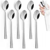 Amefa Atlantic Lange Lepels voor Latte, Cocktails & Desserts (6 stuks)