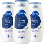 Nivea 3x Douchegel Derma Control 250 ml