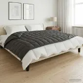 vidaXL Verzwaringsdeken Antraciet 140 x 200 cm 6 kg 100% Katoen 205T