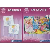 Clementoni Disney Prinsessen Memo Puzzel 60 Stukjes