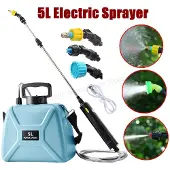 MaxPower (Spuitmachine hemelsblauw) 5L elektrische sproeier Oplaadbare lithiumbatterij Tuinsproeier Agrarisch