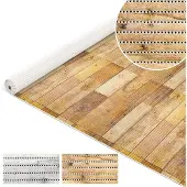 ANRO Badmat Houtlook Bruin 130x240cm Antislip Douchemat Afwasbaar Sneldrogend