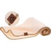 Babymam Wafelkjes Baby 78x100cm - 100% Katoen - Beige
