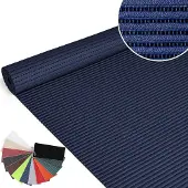 ANRO Badmat Blauw 65x10cm Antislip Douchemat Afwasbaar Sneldrogend
