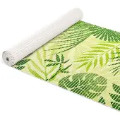 ANRO Badmat Tropisch Groen 65x140cm Antislip Douchemat Afwasbaar Sneldrogend