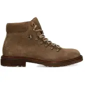 Manfield Taupe suède veterboots | Maat 42