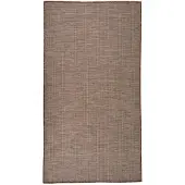 vidaXL Buitenkleed platgeweven 80x150 cm bruin