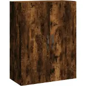 vidaXL Wandkast, gerookt eikenfineer, 69,5 x 34 x 90 cm, houtvezelplaat