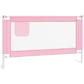 vidaXL Bedhekje peuter 140x25 cm stof roze