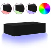 vidaXL Tv-meubel met LED-verlichting 60x35x15,5 cm zwart