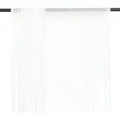 vidaXL Draadgordijnen 2 st 100x250 cm wit