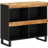 vidaXL Bijzetkast 85x33x75 cm massief mangohout