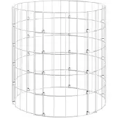 vidaXL Gabion paal rond Ø50x50 cm gegalvaniseerd staal