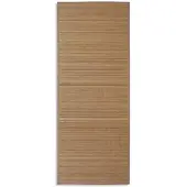 vidaXL Tapijt rechthoekig 80x200 cm bamboe bruin