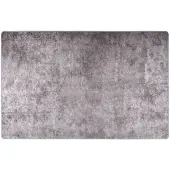 vidaXL Vloerkleed wasbaar 80x150 cm grijs