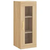 vidaXL Bovenkast 34,5x34x90 cm sonoma eikenkleurig