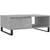 vidaXL Salontafel, betonkleur, 90x60x35 cm, houtvezel